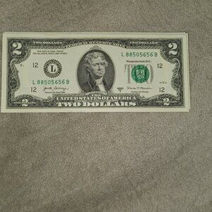 Sequential $2 bills 50 and all